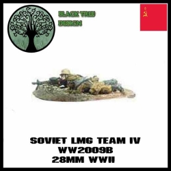 Russian Soviet LMG Team IV 28mm WWII BLACK TREE DESIGN