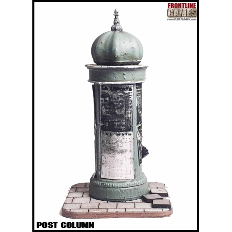 POST COLUMN News paper/advertisement Column 28mm FRONTLINE GAMES