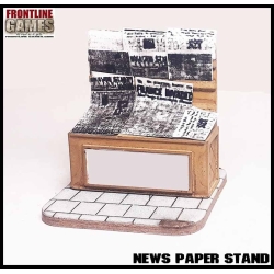 NEWS PAPER STAND 28mm FRONTLINE GAMES
