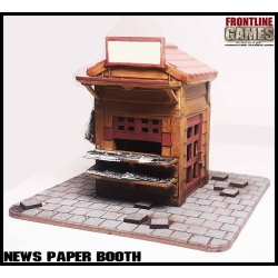 NEWS PAPER BOOTH 28mm FRONTLINE GAMES