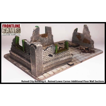Ruined City Building A - "Ruined Lower Corner Additional Floor Wall Sections"