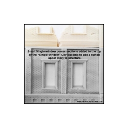 Ruined City Building A - "Ruined Lower Corner Additional Floor Wall Sections"