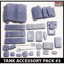 TANK ACCESSORIES 3 - VEHICLE STOWAGE 28mm W.W.II BATTLE E-FECTS FRONTLINE GAMES