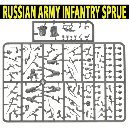 Soviet Army Infantry Sprue 6+1 dog 28mm WWII WARLORD GAMES