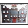 RUINED CITY BLOCK BUILDING 3 - FOUR STORY ALTERNATIVE WINDOWS Pre painted Laser cut 28mm WWII FRONTLINE GAMES