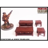 COFFEE - END TABLES 28mm WWII FRONTLINE GAMES