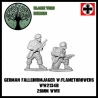 German Fallschirmjager w/Flamers B 28mm WWII BLACK TREE DESIGN