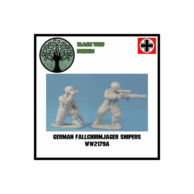 German Fallschirmjager Snipers A 28mm WWII BLACK TREE DESIGN