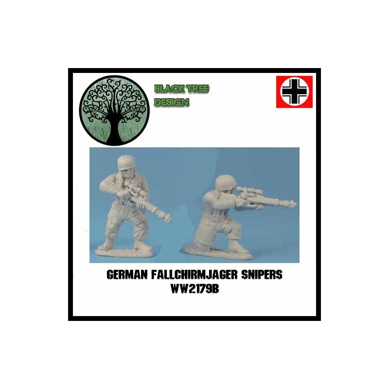 German Fallschirmjager Snipers B 28mm WWII BLACK TREE DESIGN