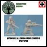 German Fallschirmjager Snipers B 28mm WWII BLACK TREE DESIGN