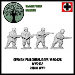 German Fallschirmjager w/FG42s I 28mm WWII BLACK TREE DESIGN
