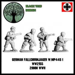 German Fallschirmjager w/MP44 Assault Rifles I 28mm WWII BLACK TREE DESIGN