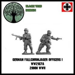German Fallschirmjager Officers I 28mm WWII BLACK TREE DESIGN