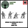 German Fallschirmjager w/Rifles II 28mm WWII BLACK TREE DESIGN