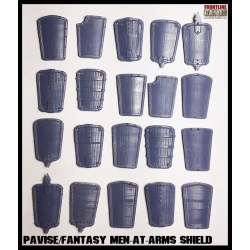 Pavise / Fantasy Men-at-Arms Shield (30) 28mm FRONTLINE GAMES