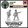 German Afrika Korps Officers II 28mm WWII BLACK TREE