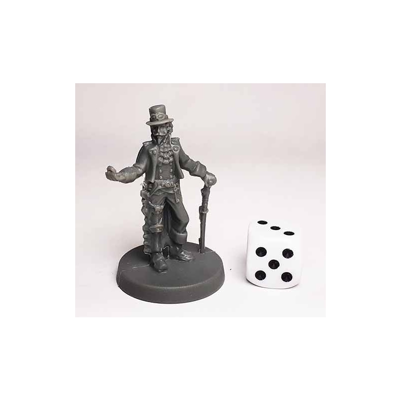 Steampunk, Male, Smedley Cloverdash, Evil Villain REAPER BONES CHRONOSCOPE