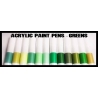 The Greens! - Acrylic Paint Pens (12) FRONTLINE GAMES