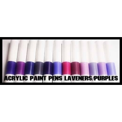 The Lavenders/Purples! - Acrylic Paint Pens (12) FRONTLINE GAMES