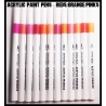 The Reds/Orange/Pinks! - Acrylic Paint Pens (12) FRONTLINE GAMES