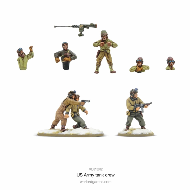 US Army Tank Crew 28mm WWII WARLORD GAMES