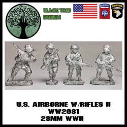 US Airborne w/Rifles II BLACK TREE DESIGN