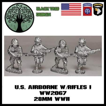 US Airborne w/Rifles I BLACK TREE DESIGN