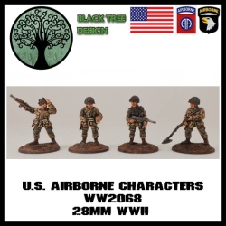 US Airborne Characters BLACK TREE DESIGN