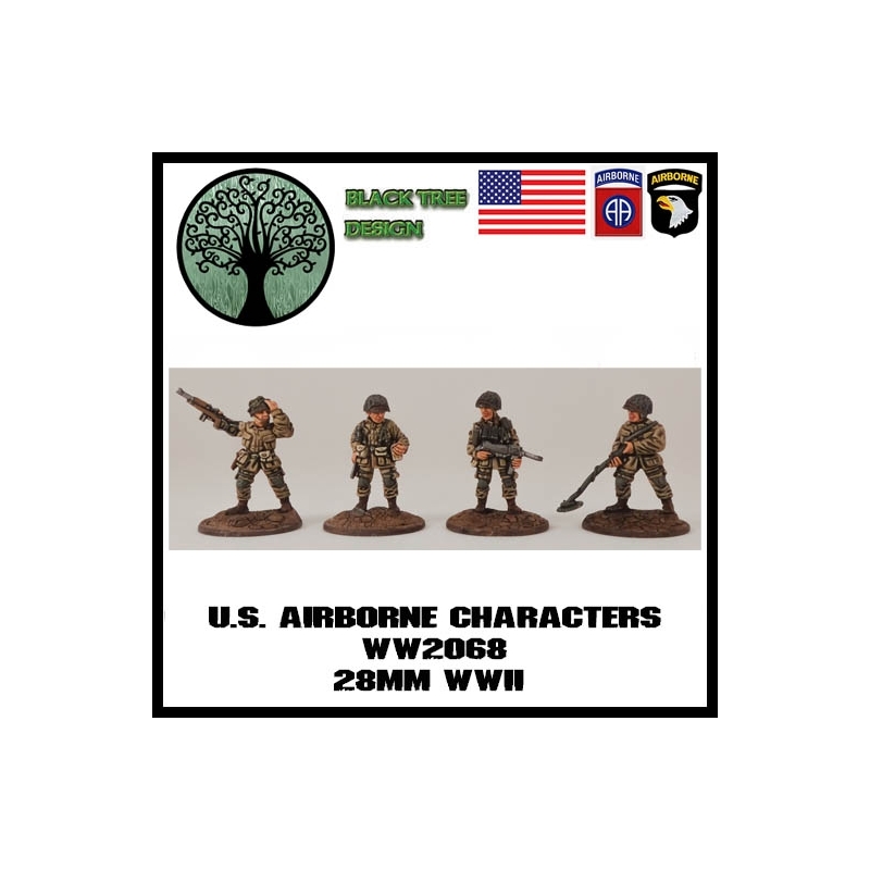 US Airborne Characters BLACK TREE DESIGN