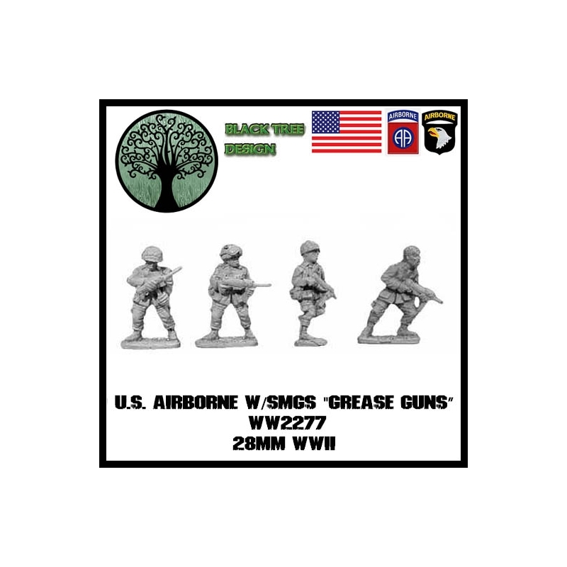 US Airborne w/SMGs Grease Guns BLACK TREE DESIGN