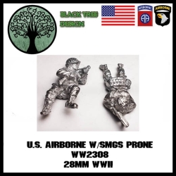 US Airborne w/SMGs Prone BLACK TREE DESIGN