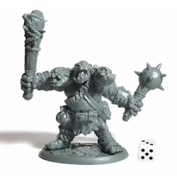 Three-headed Troll REAPER BONES