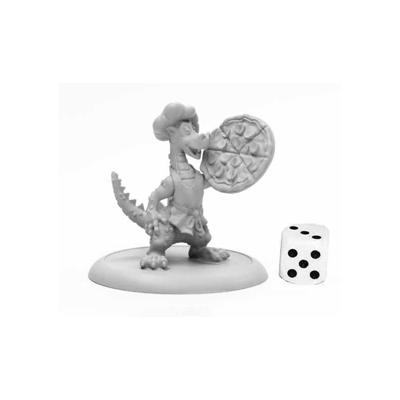 Petey the Pizza Dungeon Dragon Mascot REAPER BONES