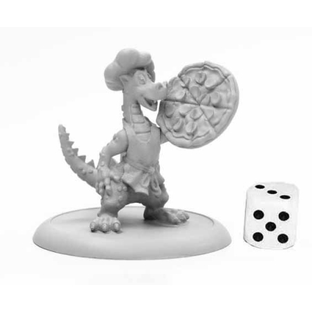 Petey the Pizza Dungeon Dragon Mascot REAPER BONES