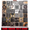 25mm Flat Square Sci-Fi Bases (20) FRONTLINE GAMES