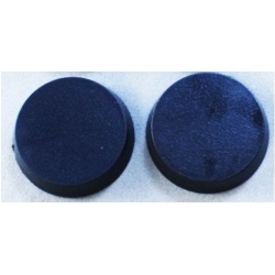 20mm (25) Round "FLAT" Plastic Miniature Bases FRONTLINE GAMES