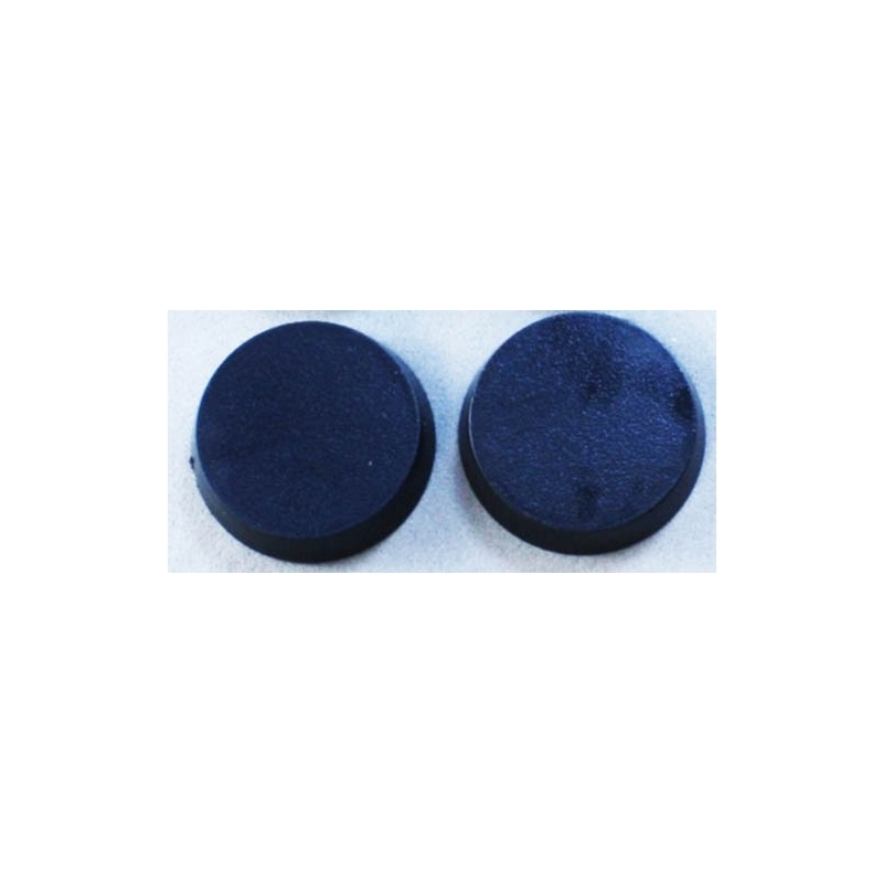 20mm (25) Round "FLAT" Plastic Miniature Bases FRONTLINE GAMES