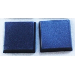 20mm (25) Square "FLAT" Plastic Miniature Bases FRONTLINE GAMES