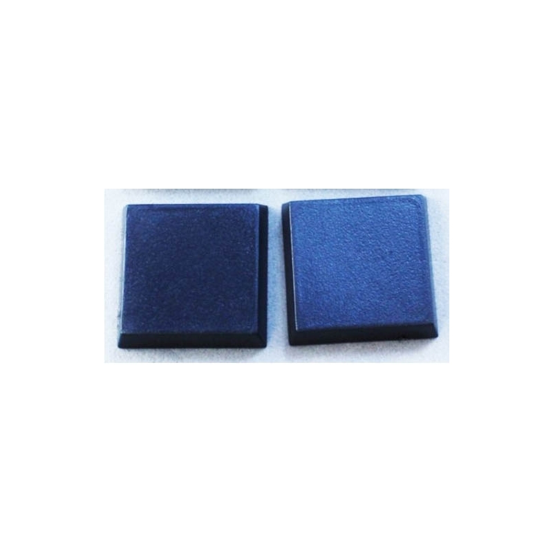 20mm (25) Square "FLAT" Plastic Miniature Bases FRONTLINE GAMES