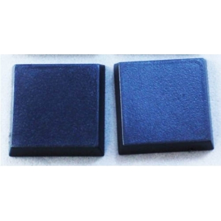 20mm (25) Square "FLAT" Plastic Miniature Bases FRONTLINE GAMES