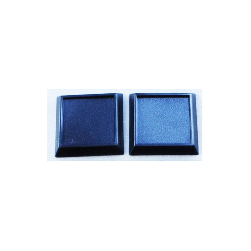 25mm (20) Square Lipped Plastic Miniature Bases FRONTLINE GAMES