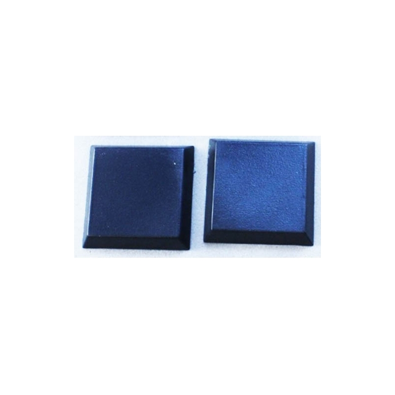 25mm (20) Square Flat Plastic Miniature Bases FRONTLINE GAMES