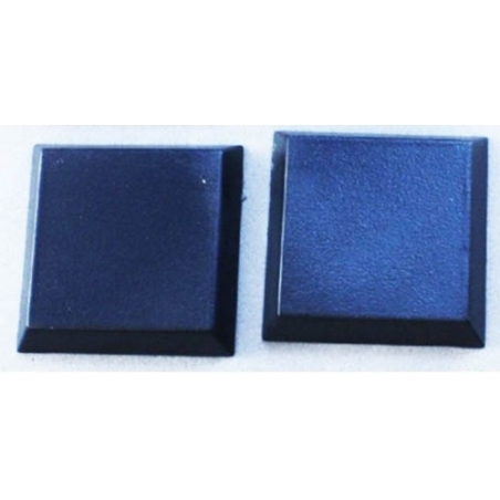 25mm (20) Square Flat Plastic Miniature Bases FRONTLINE GAMES