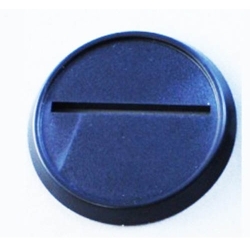 40mm (10) Round Lipped Slotted Plastic Miniature Bases FRONTLINE GAMES