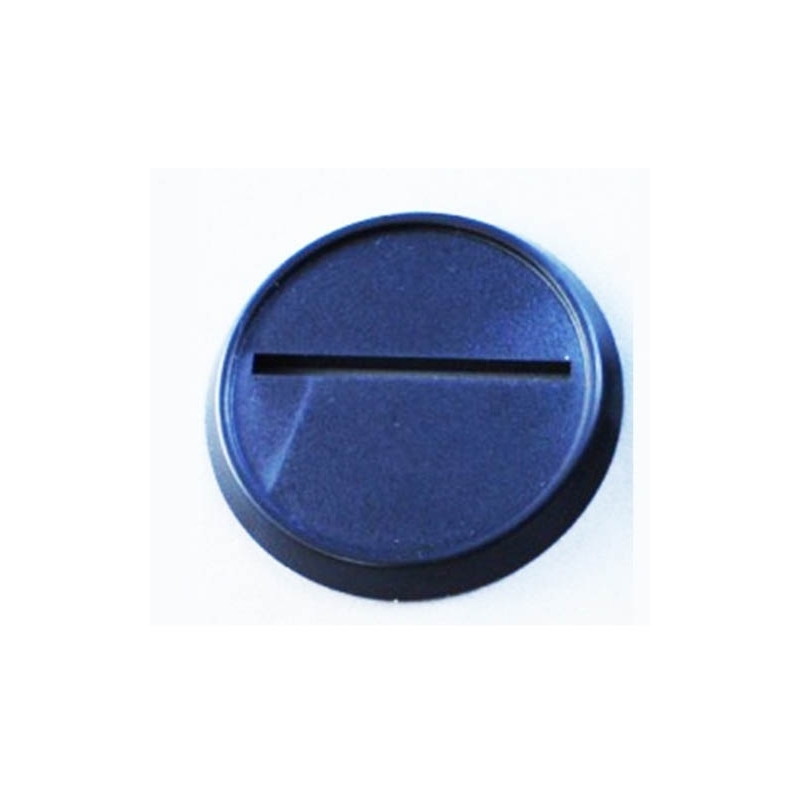40mm (10) Round Lipped Slotted Plastic Miniature Bases FRONTLINE GAMES