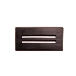 25mm x 50mm (5) Cavalry Rounded Corners Flat Slotted Plastic Miniature Bases FRONTLINE GAMES