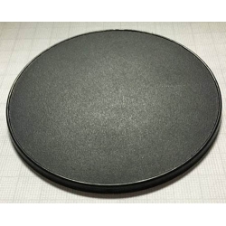 100mm (4) Round Lipped Plastic Miniature Bases FRONTLINE GAMES