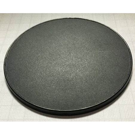 100mm (4) Round Lipped Plastic Miniature Bases FRONTLINE GAMES