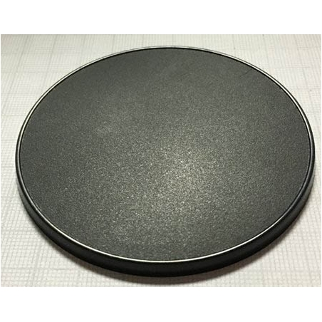 80mm (4) Round Lipped Plastic Miniature Bases FRONTLINE GAMES
