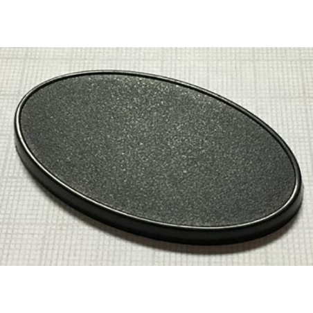 60mm x 35mm (10) Oval Lipped Plastic Miniature Bases FRONTLINE GAMES